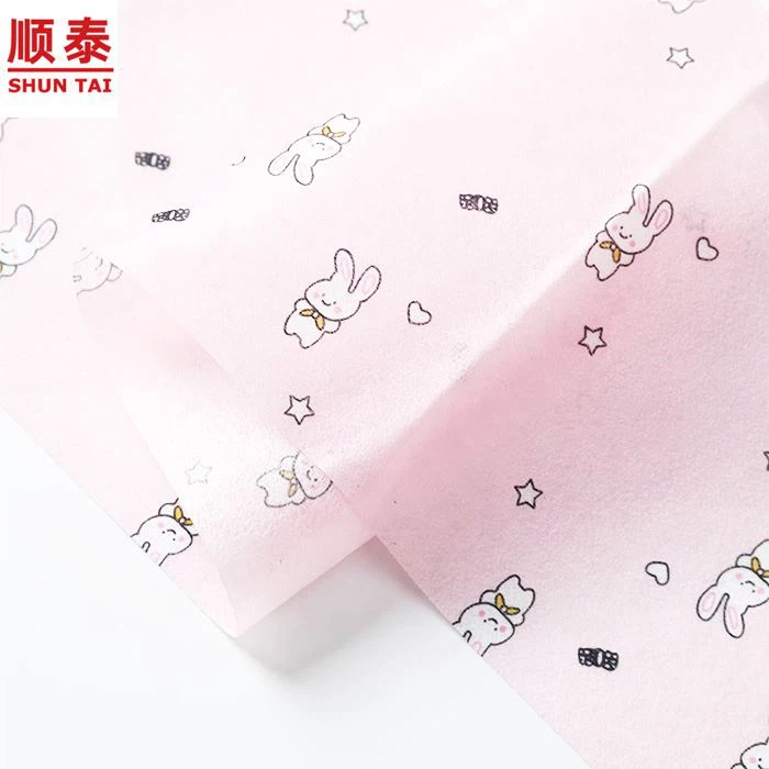 Printed spunbond non woven fabrics